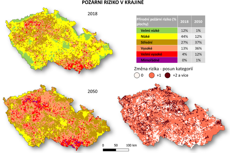 Srovnání rizikovosti požárů v ČR