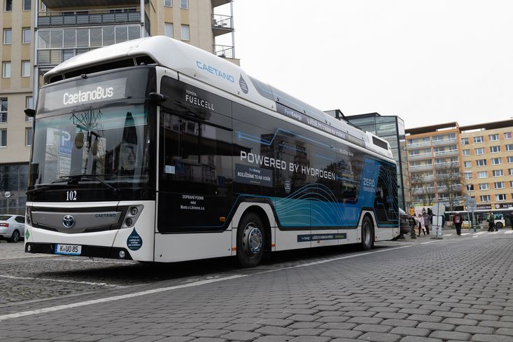Vodíkový autobus CaetanoBus.