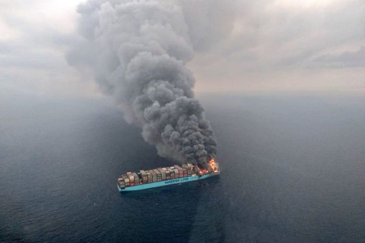 Požár na lodi Maersk Honam