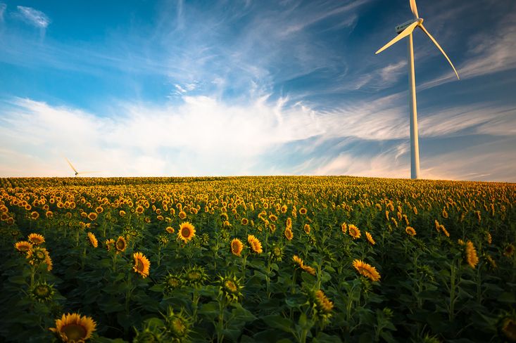 Komunitní energetika pomůže rozvoji větrných elektráren a fotovoltaiky (ilustrační foto)