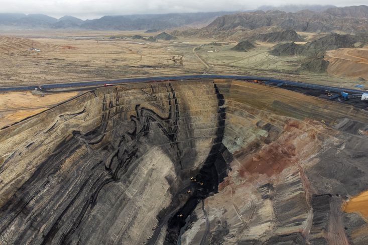 Čínský uhelný důl Yuqia