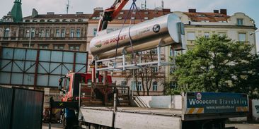 V Praze přistála první raketa pro zpracování biologického odpadu. Denně zpracuje 215 litrů